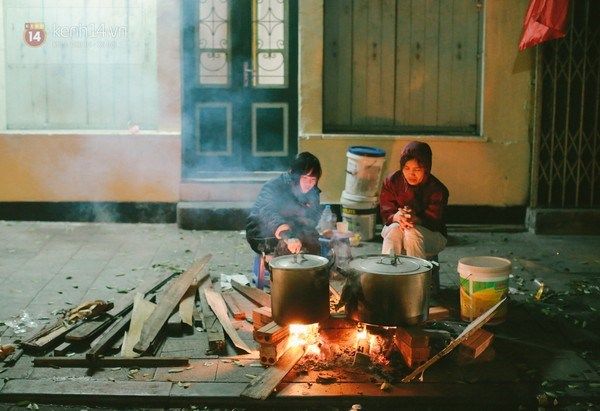 nhớ nồi bánh chưng ngày tết