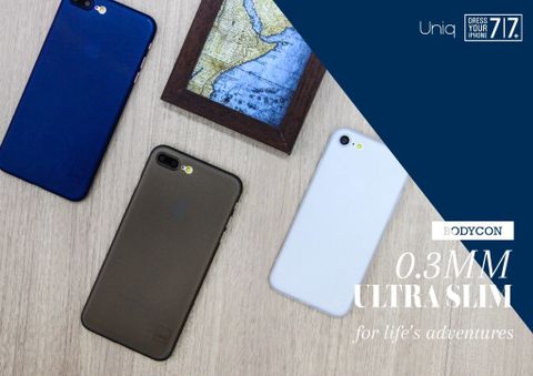 Ốp Lưng iPhone 7 Plus Uniq Bodycon Chính Hãng Singapore Mỏng Nhất Thể Giới