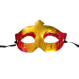 Mặt nạ hoa văn - Gold glitter patterned Venetian mask
