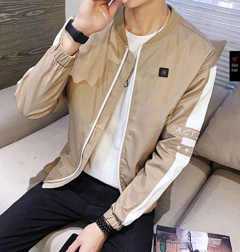 TKB111 - ÁO KHOÁC DÙ 2 LỚP PHỐI MÀU CÁ TÍNH