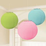 Đèn lồng tròn 30cm - Round paper lantern 30cm