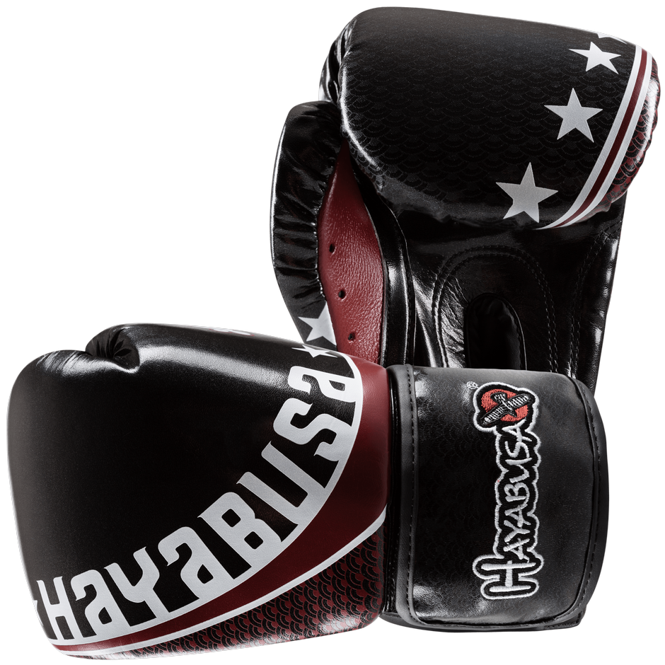 GĂNG TAY HAYABUSA PRO MUAY THAI 10OZ GLOVES - BLACK