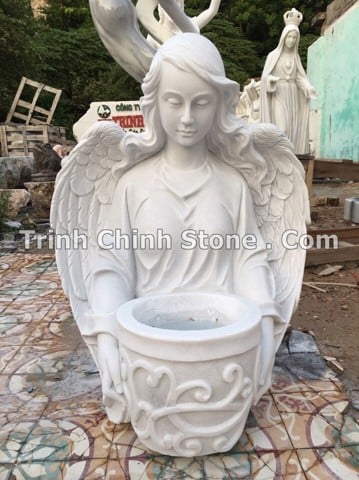 tượng thiên thần bằng đá mỹ nghệ non nước
