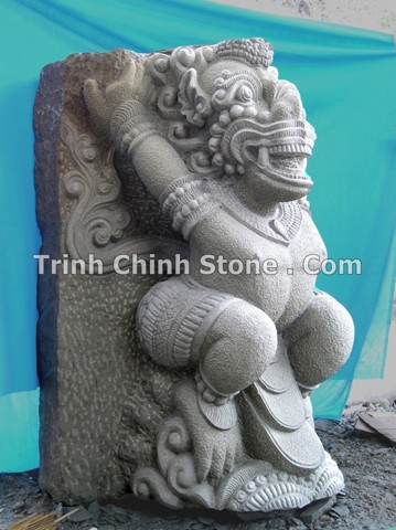 tượng chim thần Garuda chăm pa