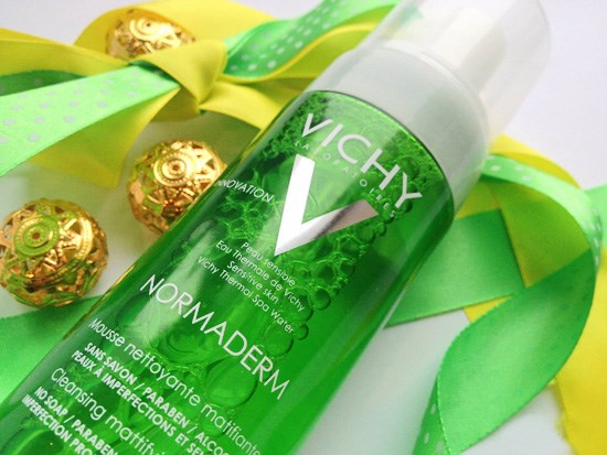sua rua mat ngan ngua mun vichy normaderm cleansing mattifying foam des
