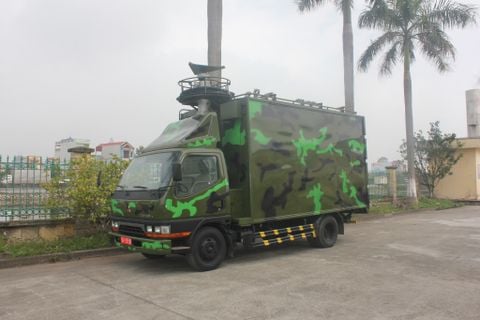 Cải tạo xe phát sóng cơ động Mitsubishi Canter 3,5 tại 3 khu vực: Hà Nội, Đà Nẵng, Đồng Nai