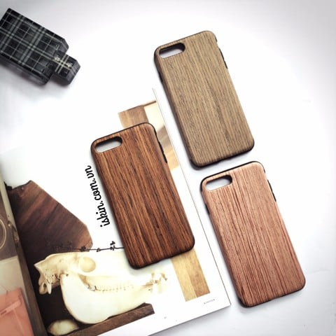 Ốp Lưng gỗ đẹp Iphone 7 Plus ROCK gỗ Origin (Grained) Serie, hàng chính hãng, cao cấp, đẹp
