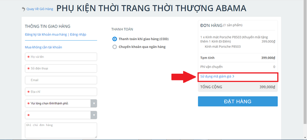 Kính mát thời trang Abama