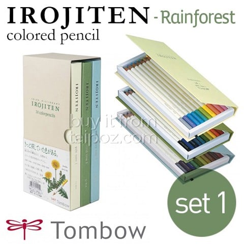 Chì màu Tombow Irojiten - Rainforest