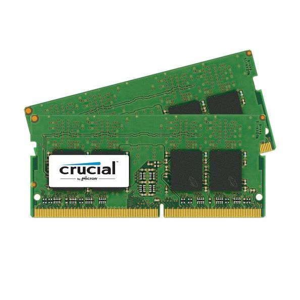 Crucial 32GB DDR4 2133 MHz SO-DIMM Memory Kit (2 x 16GB)