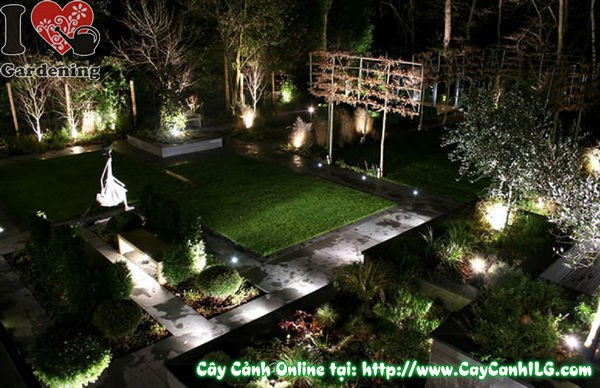 Các loại đèn LED trang trí sân vườn đẹp và tiết kiệm điện