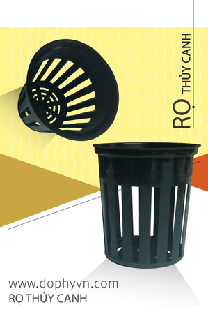 RTC02-Rọ nhựa trồng rau thủy canh 5.5 x 5.5cm
