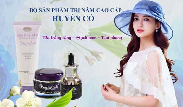 Bộ sản phẩm trị nám cao cấp Huyền Cò