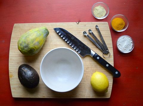 Cách làm trắng da mặt bằng Đu Đủ