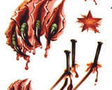 Hình dán - Halloween tattoo stickers