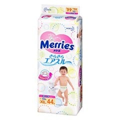 Bỉm Merries, tã dán Merries size XL44 - Nhật bản