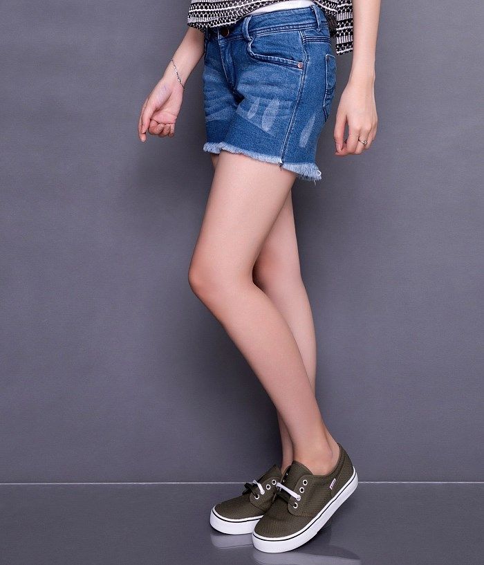 Quần jean short nữ ECOJEANS J-010-M3