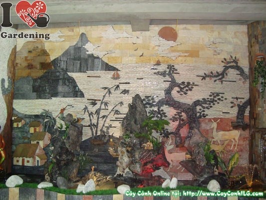Tranh đá sân vườn ứng dụng cho công trình quy mô lớn – khu đô thị, resort, biệt thự