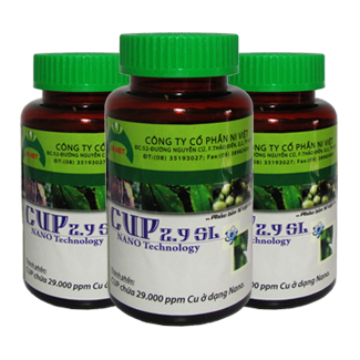 Thuốc trừ nấm bệnh fusarium, phytophthora gốc đồng nano Cup 2.9SL