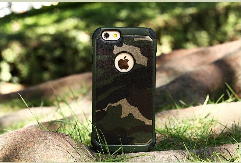 iPhone 6 Plus, 6S Plus - Ốp lưng quân đội chống sốc