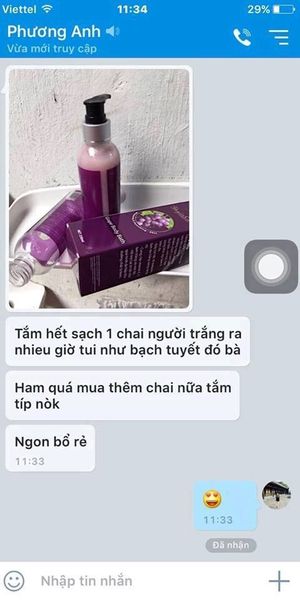 Sữa tắm trắng cao cấp huyền cò