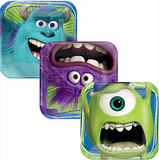 Dĩa giấy Monsters Inc. nhỏ 18cm - Monsters Inc. small plates 18cm