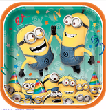 Dĩa giây Minion lớn 23cm - Minion paper plates large 9
