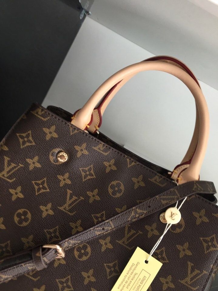 Túi xách Lv Mont hàng chuẩn F1 Size 32cm