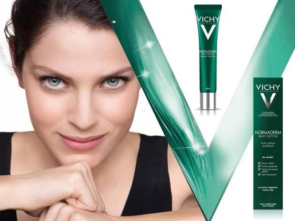 gel se khit lo chan long giai doc to thanh loc doc to ban dem vichy normaderm night detox 02