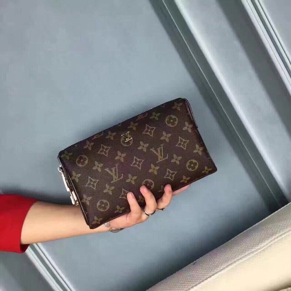 Ví cầm tay Lv Unisex hàng Super sale Full box