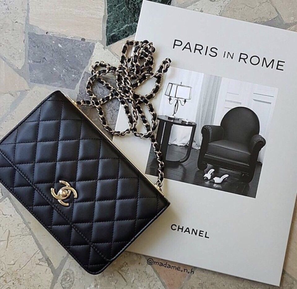 Túi xách Chanel nẹp hàng chuẩn F1 size 22cm
