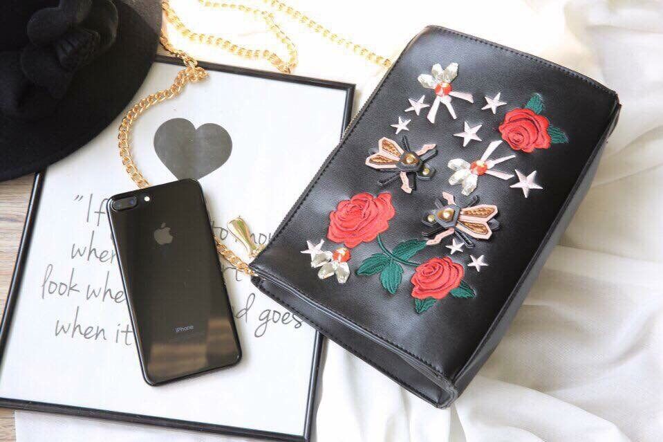 Túi xách Zara màu đen đẹp size 25cm