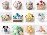 Đèn trân châu điện - Cotton ball light string