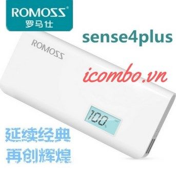 sạc dự phòng Romoss Sense 4 Plus LCD