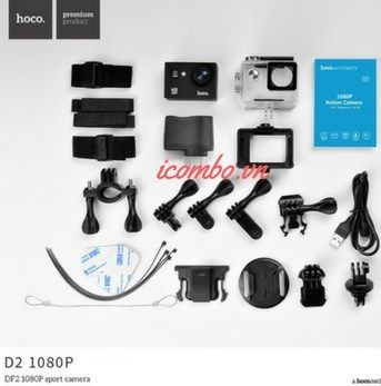 camera thể thao hoco d2 full hd 1080p (full kit)