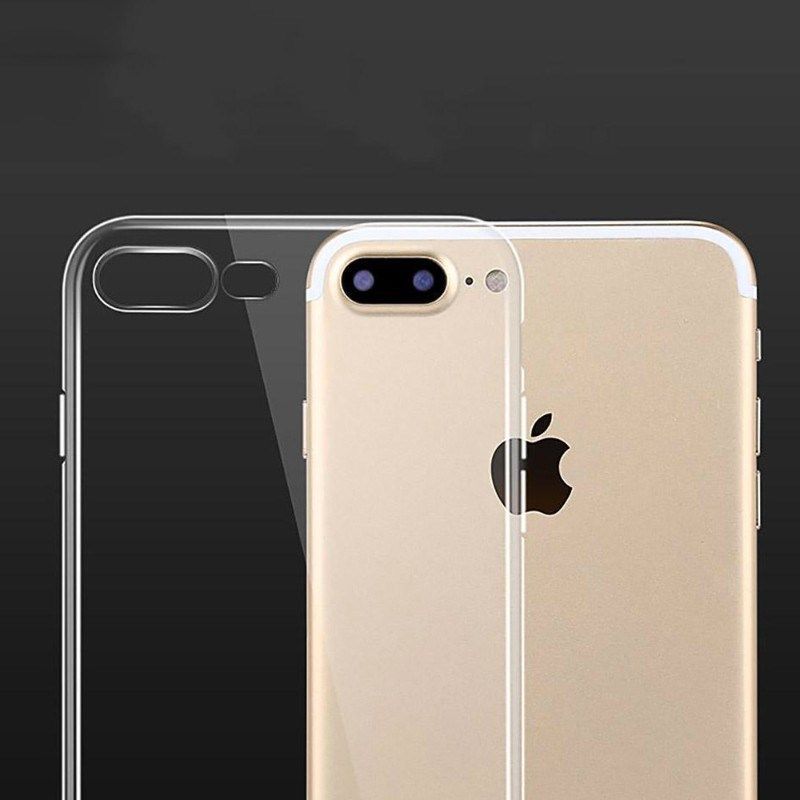 iPhone 5, 6, 6 Plus, 7, 7 Plus, 8, 8 Plus - Ốp lưng dẻo trong suốt (Tốt) hiệu Ou case