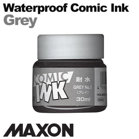 Mực vẽ comic Maxon, waterproof Gray