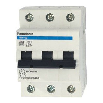 Cầu dao tự động Panasonic MCB 03 P 100A BBD310031C