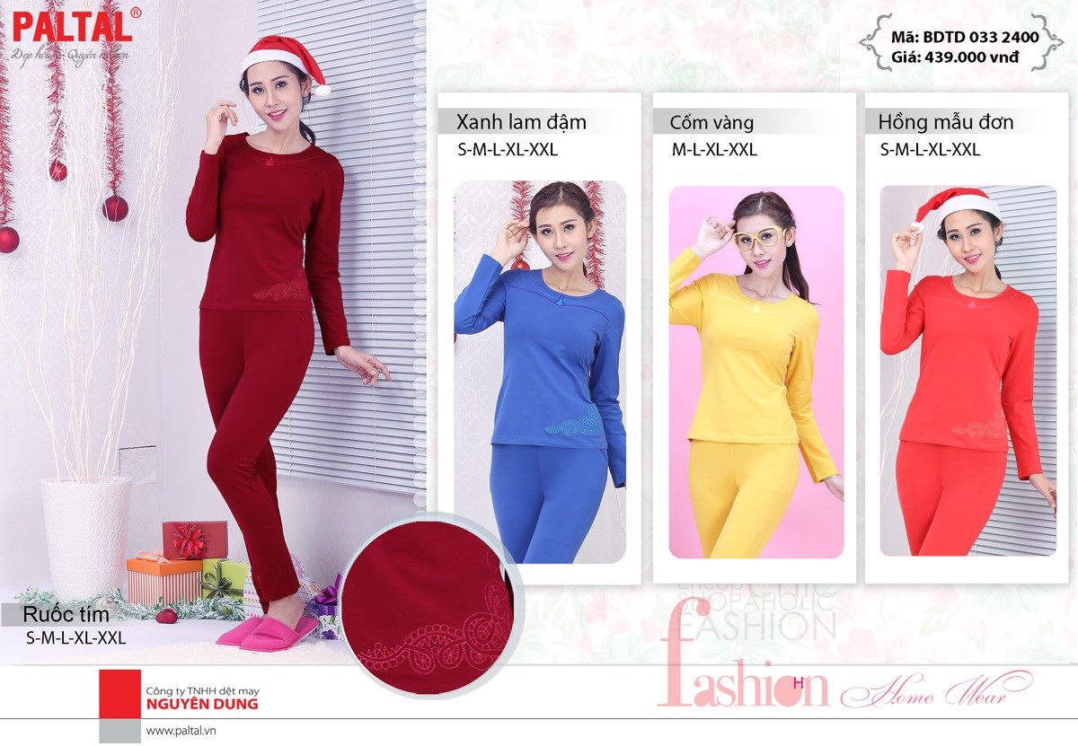 Bộ Sưu Tập Thu Đông 2016 - Đồ Bộ Thu Đông Đẹp Nhất - Thương Hiệu Đồ Mặc Nhà Cao Cấp PALTAL