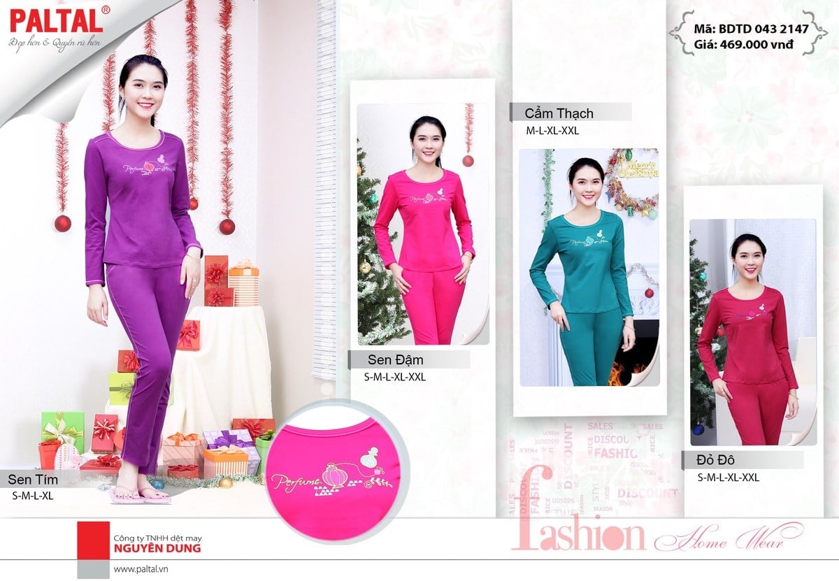 Bộ Sưu Tập Thu Đông 2016 - Đồ Bộ Thu Đông Đẹp Nhất - Thương Hiệu Đồ Mặc Nhà Cao Cấp PALTAL