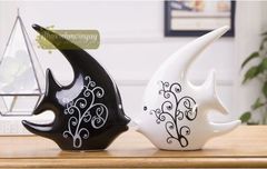 Cặp cá sứ đen trắng