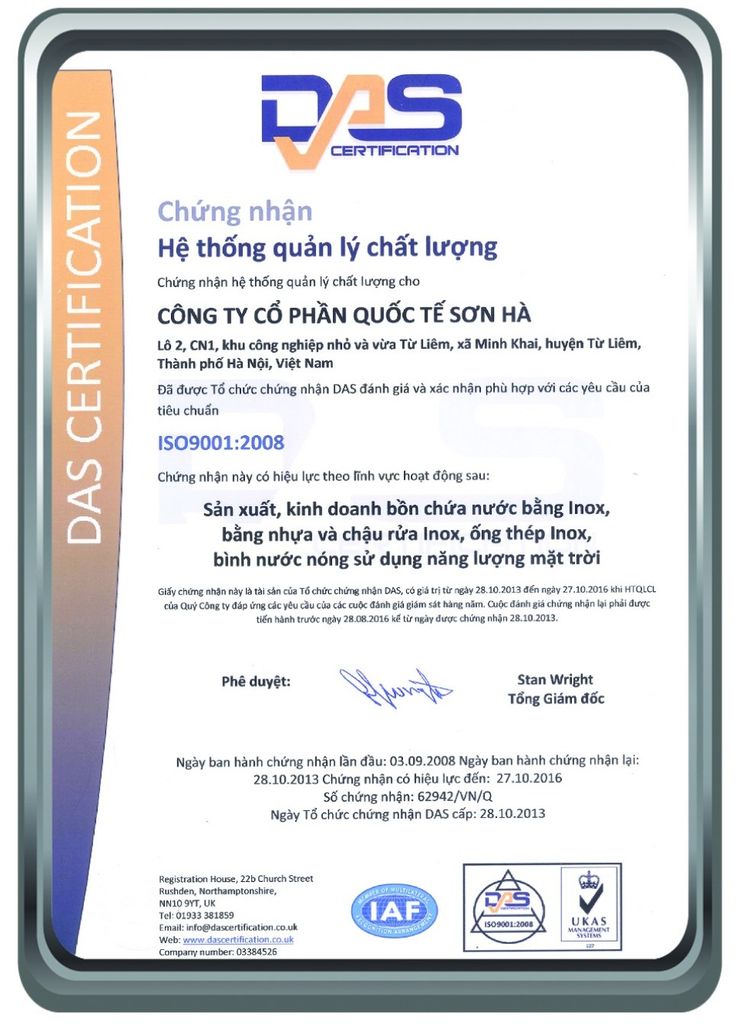 Thái dương năng Titan 316-24F58 260L