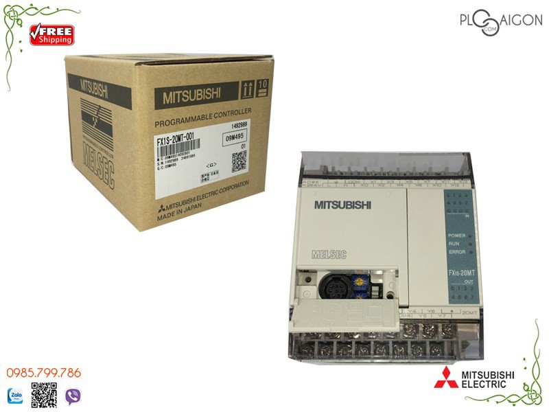  Bộ lập trình PLC Mitsubishi FX1S-20MT 