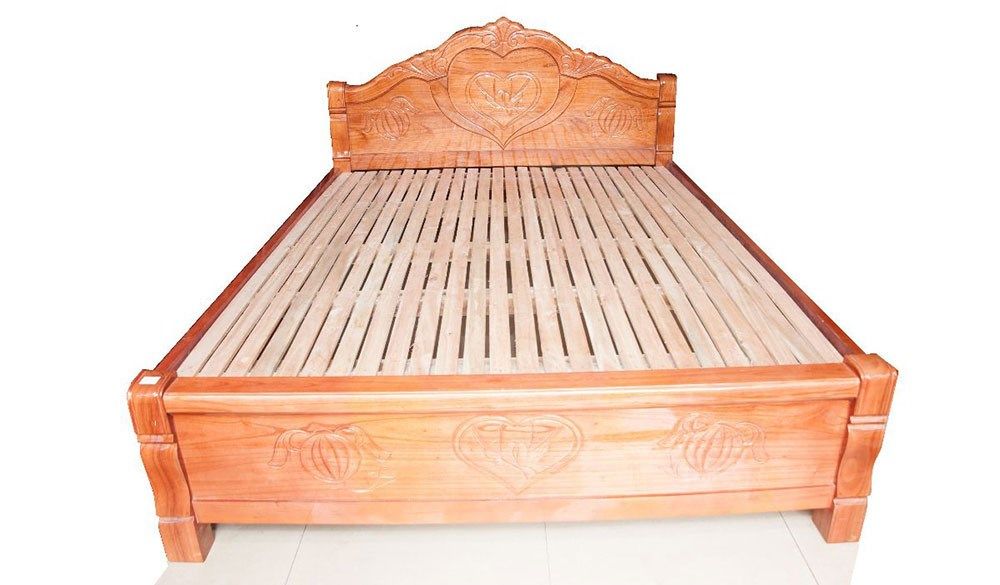 Wooden Bed 019