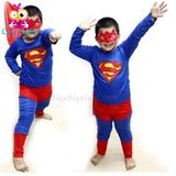  Trang phục hóa trang Halloween bé trai bộ siêu nhân Super man 