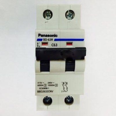 Cầu dao tự động Panasonic MCB 02 P 50A, 63A