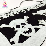  Bảng trang trí đầu lâu halloween 