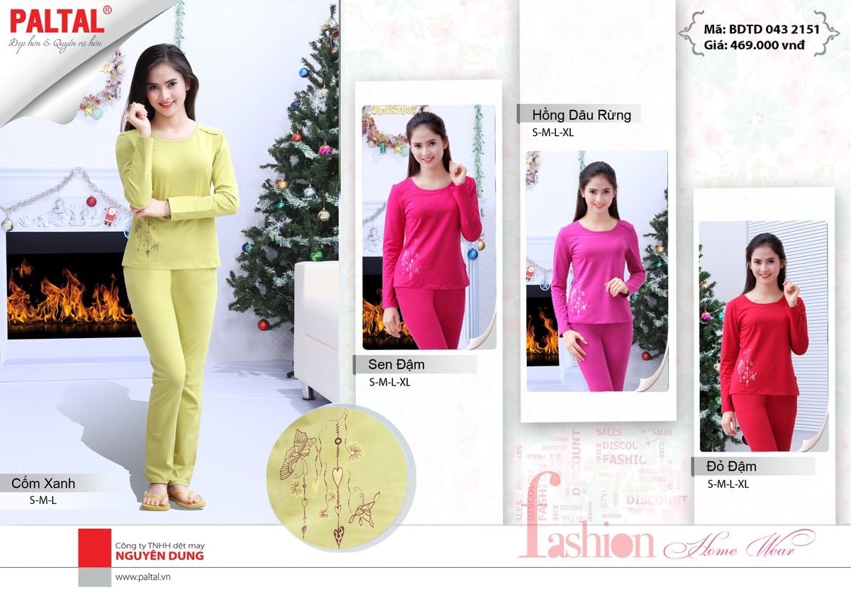 Bộ Sưu Tập Thu Đông 2016 - Đồ Bộ Thu Đông Đẹp Nhất - Thương Hiệu Đồ Mặc Nhà Cao Cấp PALTAL