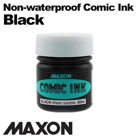 Mực vẽ comic Maxon, non-waterproof Black