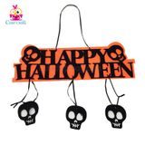  Bảng Trang Trí Happy Halloween dơi tím 